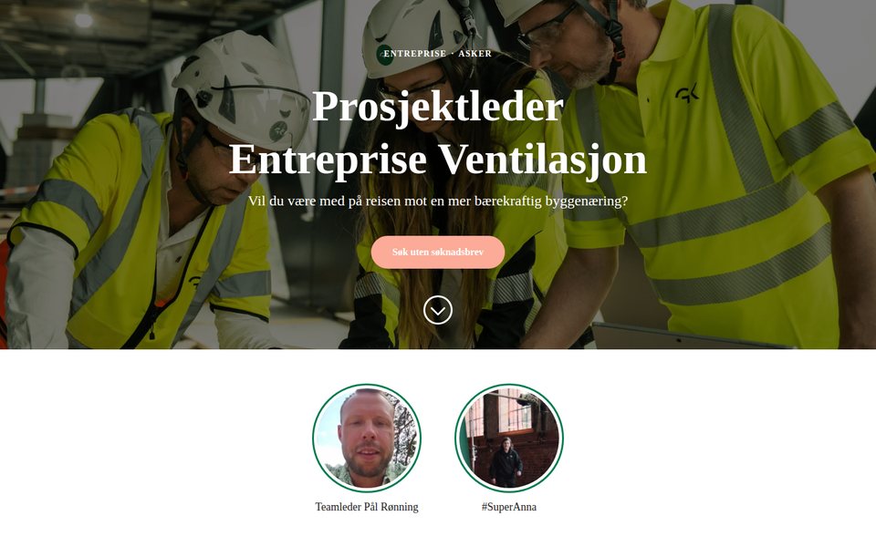 Stillingsannonse fra GK