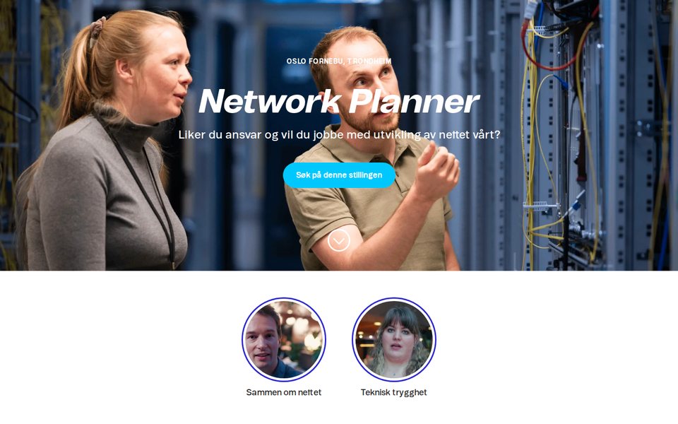 Stillingsannonse fra Telenor