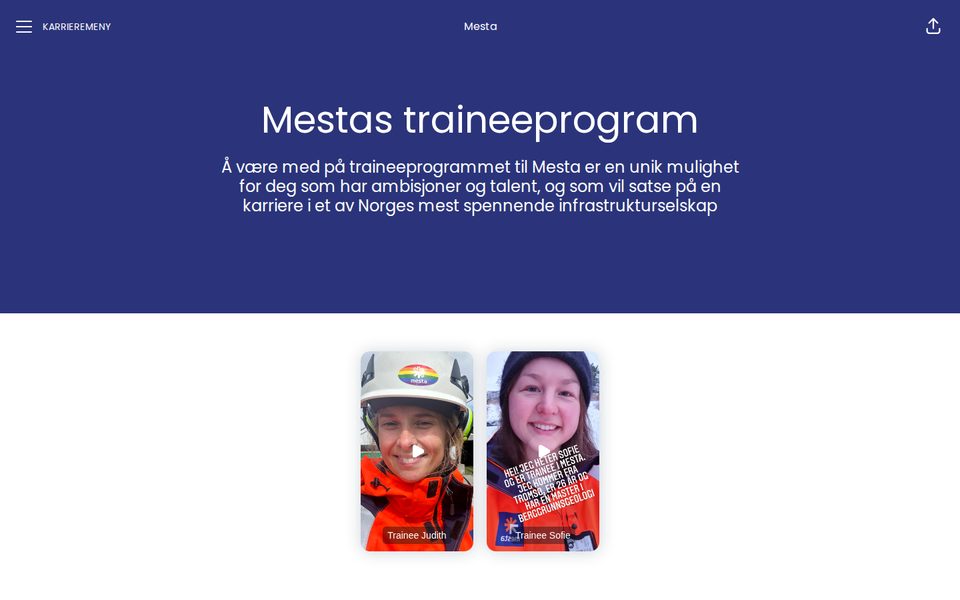 Karrieresiden til Mesta