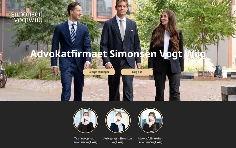 Karrieresiden til Simonsen Vogt Wiig